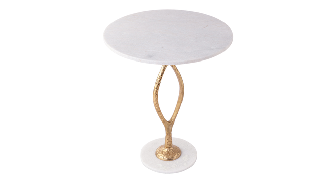 karu  Side Table (Polished Finish) by Urban Ladder - Design 1 Side View - 899230
