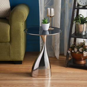 de maison decor Kelly Metal Side Table in Glossy Finish-picture-17
