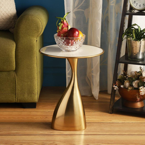 de maison decor Kivaha Metal Side Table in Glossy Finish-picture-19