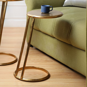 de maison decor Venn Metal Side Table in Polished Finish-picture-13