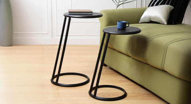 dickens  Side Table (Polished Finish) by Urban Ladder - Front View Design 1 - 899335