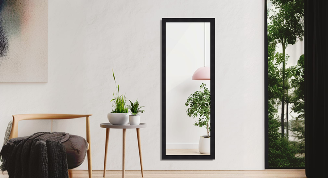 Bramwell Wall Mirror (Black) by Urban Ladder - Design 1 - 899423