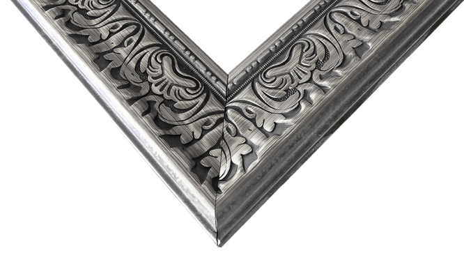 Ryouta Wall Mirror (Silver) by Urban Ladder - Ground View Design 1 - 899434