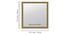 Ignacio Wall Mirror (Gold) by Urban Ladder - Design 1 Dimension - 899545