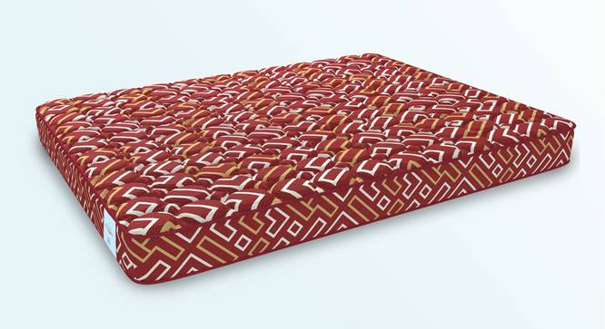Back Support Premium Orthopedic Temperature Regulated Coir Mattress - King Size (King Mattress Type, 78 x 72 in (Standard) Mattress Size, 5 in Mattress Thickness (in Inches), Maroon) by Urban Ladder - - 
