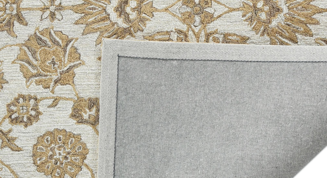 White Ivory Wool Romania  8X10 Feet Hand-Tufted Rug Carpet (8 x 10 Feet Carpet Size, White Ivory) by Urban Ladder - - 