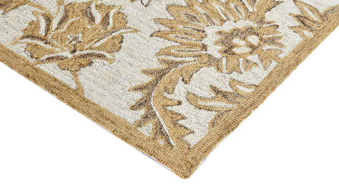 White Ivory Wool Romania  8X10 Feet Hand-Tufted Rug Carpet (4 x 6 Feet Carpet Size, White Ivory) by Urban Ladder - - 
