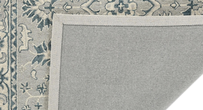 GREY Wool Romania  4X6  Feet Hand-Tufted Rug Carpet (Grey, 4 x 6 Feet Carpet Size) by Urban Ladder - - 