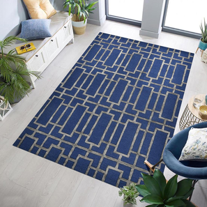 Carpets And Rugs In Chennai Design Loila Navy Wool 4 X 6 Feet Carpet