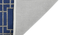 NAVY Wool Lineation 4X6 Feet Hand-Tufted Rug Carpet (Navy, 4 x 6 Feet Carpet Size) by Urban Ladder - - 