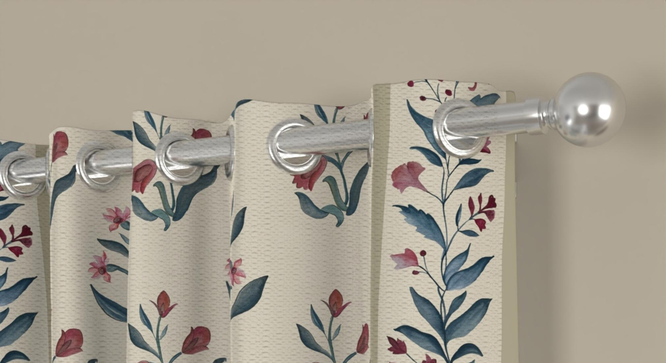 Arbor Door Curtain (Beige) by Urban Ladder - Front View Design 1 - 903340