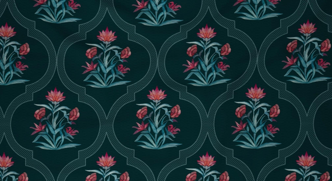 Oleara Door Curtain (Green) by Urban Ladder - Ground View Design 1 - 903351