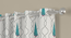 Oleander Door Curtain (Blue) by Urban Ladder - Front View Design 1 - 903359