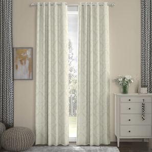 rosarahome White Polyester Door Curtain-picture-20