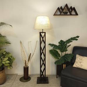 symplify Symmetric Beige Jute Floor Lamp with Beige Jute Base-picture-26