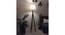 Triune Beige Jute Floor Lamp with Beige Jute Base (Brown) by Urban Ladder - - 
