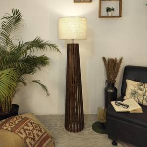 Floor Lamps In Thiruvananthapuram Design Boho Beige Jute Floor Lamp with Beige Jute Base (Brown)