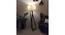 Catapult Beige Jute Floor Lamp with Beige Jute Base (Brown) by Urban Ladder - - 