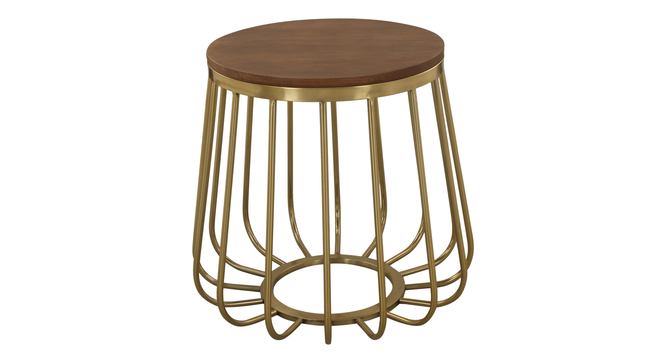 oodles Side Table (Gold Epl Finish) by Urban Ladder - - 