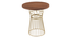 andes Side Table (Gold Epl Finish) by Urban Ladder - - 