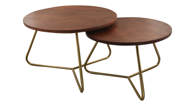 nestura Coffee table (Gold Finish) by Urban Ladder - - 