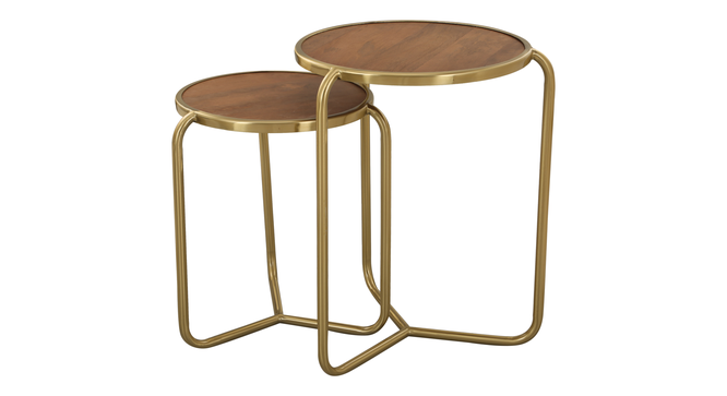 constellation Nested Table (Gold Epl Finish) by Urban Ladder - - 