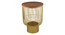 crossword Side Table (Gold Epl Finish) by Urban Ladder - - 
