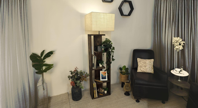Jordan  Floor Lamp (Beige) by Urban Ladder - Rear View Design 1 - 906766