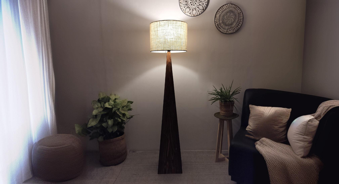 Monolith  Floor Lamp (Beige) by Urban Ladder - Front View Design 1 - 906832