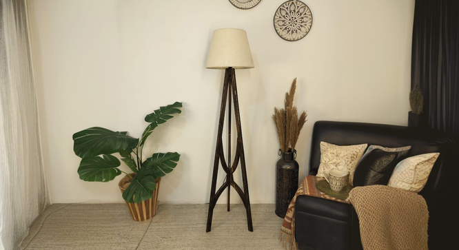 Julius Floor Lamp (Beige) by Urban Ladder - Ground View Design 1 - 906833