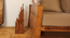 Emanate Wooden Table Lamp with Brown Base (Brown) by Urban Ladder - Front View Design 1 - 906850