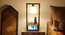 Strew Wooden Table Lamp with Brown Base and Premium White Fabric Lampshade (Brown) by Urban Ladder - Ground View Design 1 - 906853