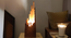 Emanate Wooden Table Lamp with Brown Base (Brown) by Urban Ladder - Ground View Design 1 - 906855