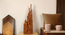 Emanate Wooden Table Lamp with Brown Base (Brown) by Urban Ladder - Ground View Design 1 - 906857