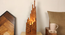 Emanate Wooden Table Lamp with Brown Base (Brown) by Urban Ladder - Ground View Design 1 - 906861