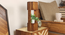 Focus Wooden Table Lamp with Brown Base (Brown) by Urban Ladder - Front View Design 1 - 906870