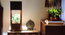 Focus Wooden Table Lamp with Brown Base (Brown) by Urban Ladder - Ground View Design 1 - 906886