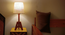 Troika Wooden Table Lamp with Brown  Base and Premium White Fabric Lampshade (Brown) by Urban Ladder - Ground View Design 1 - 906926