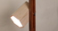 Hexspot Brown  Wooden Table Lamp with Beige Wooden Lampshade (Brown) by Urban Ladder - Ground View Design 1 - 906975