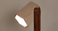 Hexspot Brown  Wooden Table Lamp with Beige Wooden Lampshade (Brown) by Urban Ladder - Design 1 Image 2 - 906977