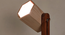Hexspot Brown  Wooden Table Lamp with Beige Wooden Lampshade (Brown) by Urban Ladder - Ground View Design 1 - 906979