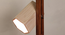 Hexspot Brown  Wooden Table Lamp with Beige Wooden Lampshade (Brown) by Urban Ladder - Design 1 Dimension - 906981