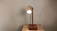 Hexspot Brown  Wooden Table Lamp with Beige Wooden Lampshade (Brown) by Urban Ladder - Ground View Design 1 - 906993