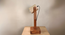 Hexspot Brown  Wooden Table Lamp with Beige Wooden Lampshade (Brown) by Urban Ladder - Rear View Design 1 - 906997