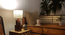 Skyline Brown Wooden Table Lamp with Yellow Printed Fabric Lampshade (Brown) by Urban Ladder - Rear View Design 1 - 907047