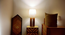 Ventus Brown  Wooden Table Lamp with Yellow Printed Fabric Lampshade (Brown) by Urban Ladder - Ground View Design 1 - 907072