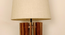 Ventus Brown  Wooden Table Lamp with Yellow Printed Fabric Lampshade (Brown) by Urban Ladder - Design 1 Dimension - 907084