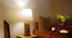 Libra Brown Wooden Table Lamp with White Fabric Lampshade (Brown) by Urban Ladder - Ground View Design 1 - 907163