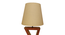 Chloe Brown Wooden Table Lamp with White Jute Lampshade (Brown) by Urban Ladder - Design 1 Dimension - 907197