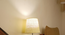 Blender Brown Wooden Table Lamp with White Fabric Lampshade (Brown) by Urban Ladder - Rear View Design 1 - 907232